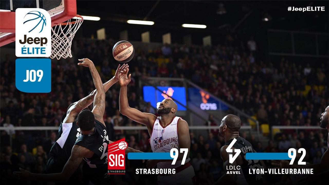 Jeep® ÉLITE : Strasbourg vs Lyon-Villeurbanne (J9)