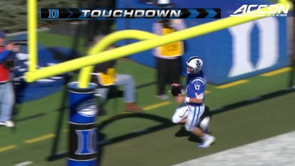 Duke QB D. Jones Goes 61-Yards On Career-Long TD Run vs. UNC
