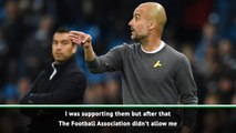 The FA let me wear the poppy but not my yellow ribbon - Guardiola