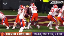 Clemson QB Trevor Lawrence Shines Against No. 17 Boston College