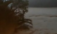 Jembatan Cipatujah Putus Diterjang Banjir