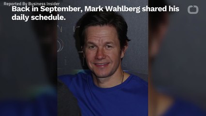 Mark Wahlberg Addressed His Confusing Schedule