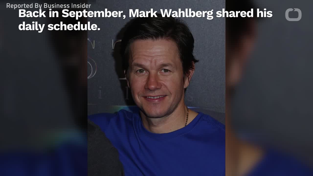 Mark Wahlberg Addressed His Confusing Schedule
