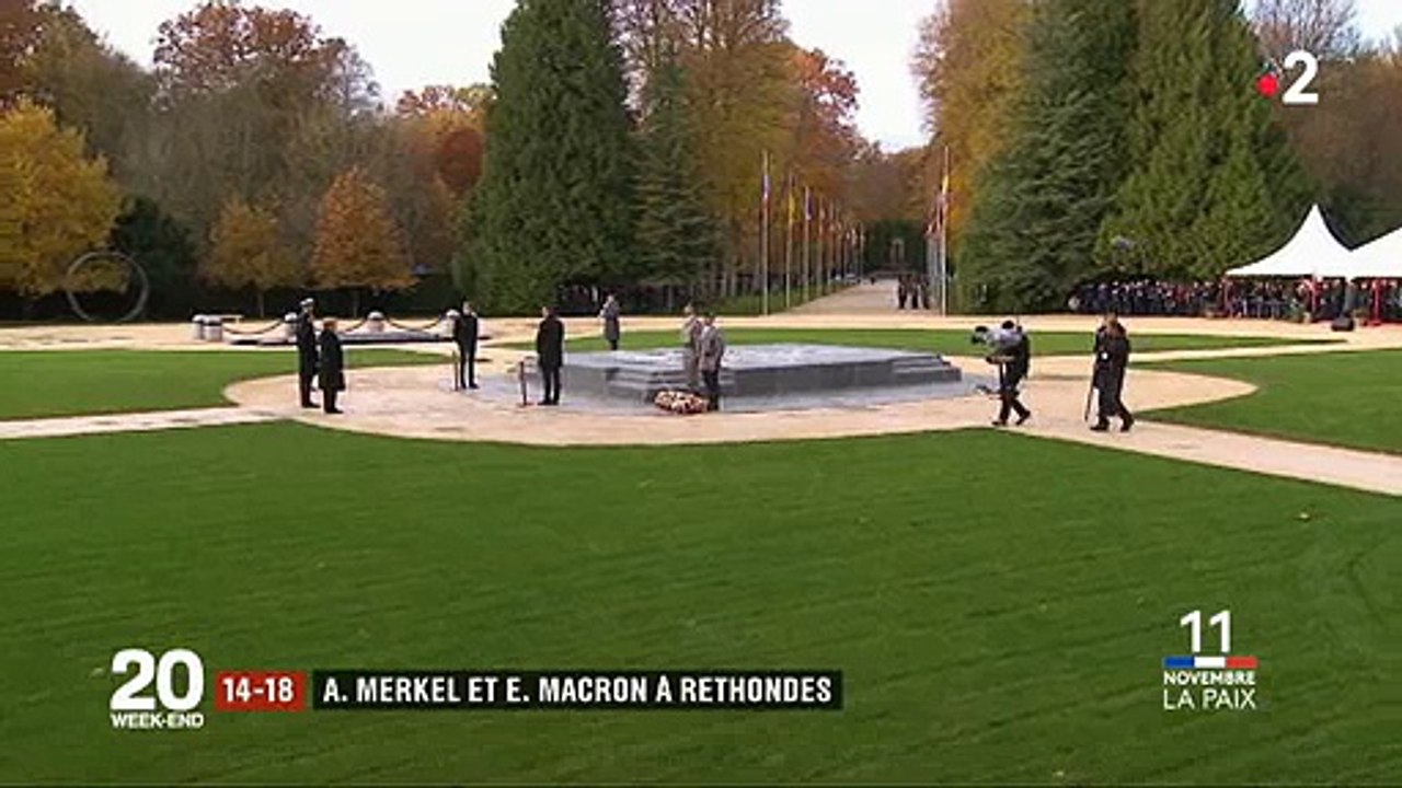 Angela Merkel et Emmanuel Macron pour les cérémonies du 11 novembre
