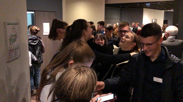 Les jeunes Français et Allemands se séparent