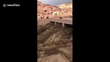 Deadly flash floods hit ancient city of Petra