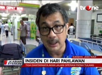 Empat Korban Luka Insiden Surabaya Membara Masih Dirawat