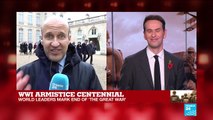 WWI Armistice centennial: world leaders leave Elysee Palace for ceremony