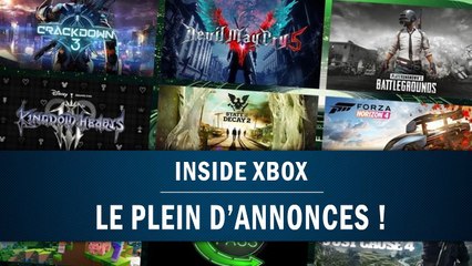 XO18 : Le plein d'annonces pour l'Inside Xbox