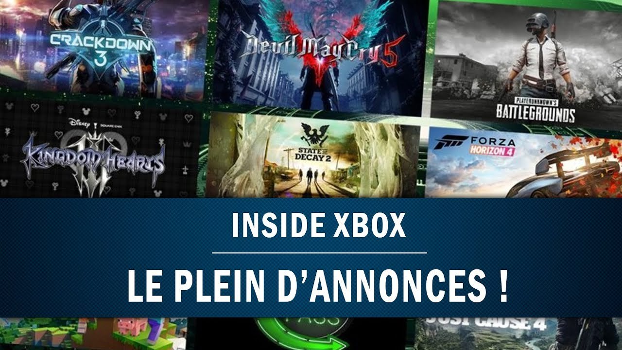 XO18 : Le plein d'annonces pour l'Inside Xbox