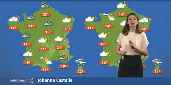 Les prévisions météo de la semaine