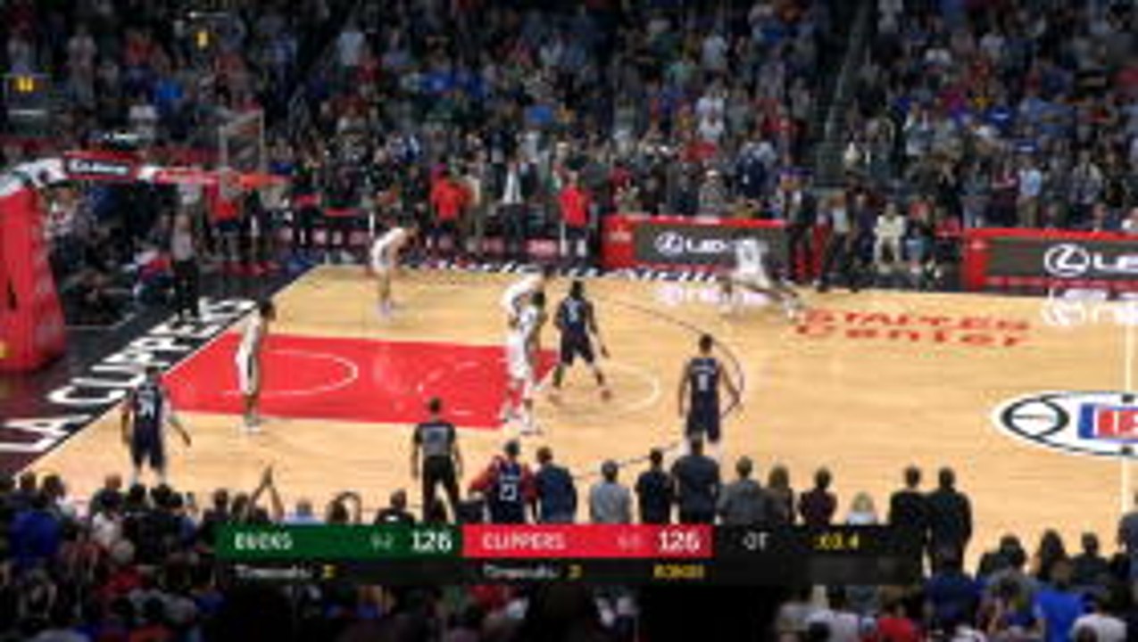 Lou Williams with game winning tear drop for Clippers