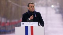 Discours du Président de la République, Emmanuel Macron à la cérémonie internationale du Centenaire de L’Armistice du 11 Novembre 1918 à L’arc de Triomphe