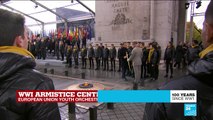 WWI armistice centennial: Macron pays tribute to unknown soldier