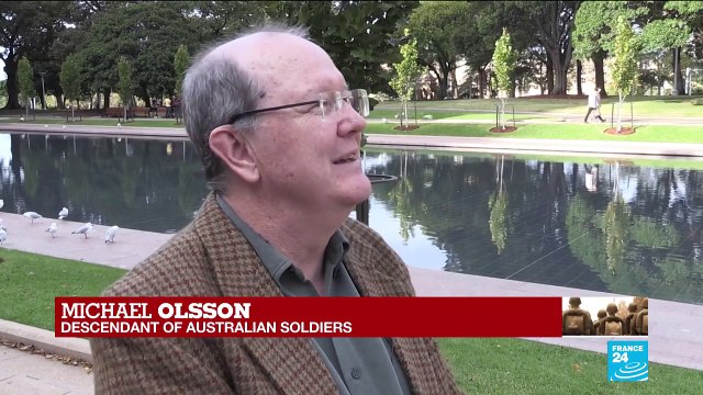 WWI armistice centennial: descendants of soldiers killed in the war celebrate centennial in Australia