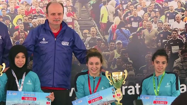 Vodafone 40. İstanbul Maratonu - ödül töreni - İSTANBUL