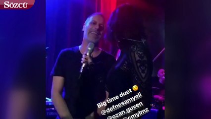 Ozan Güven, Defne Samyeli’ye eşlik etti