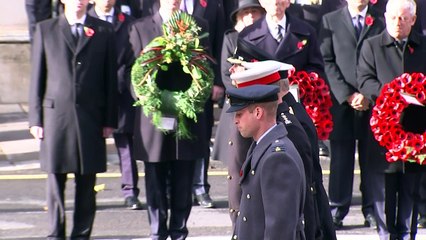 Britain falls silent to mark 100 years since end of war