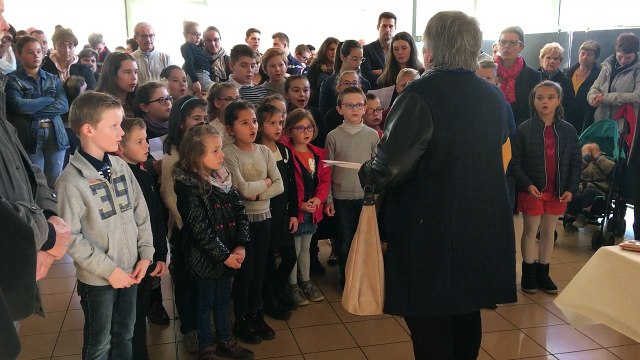 Semur-en-Auxois : les élèves de l'école Champlon pour le 11 novembre