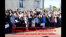 Saint-Vallier : l'hommage chanté des élèves valloiriens pour le centenaire de l'armistice