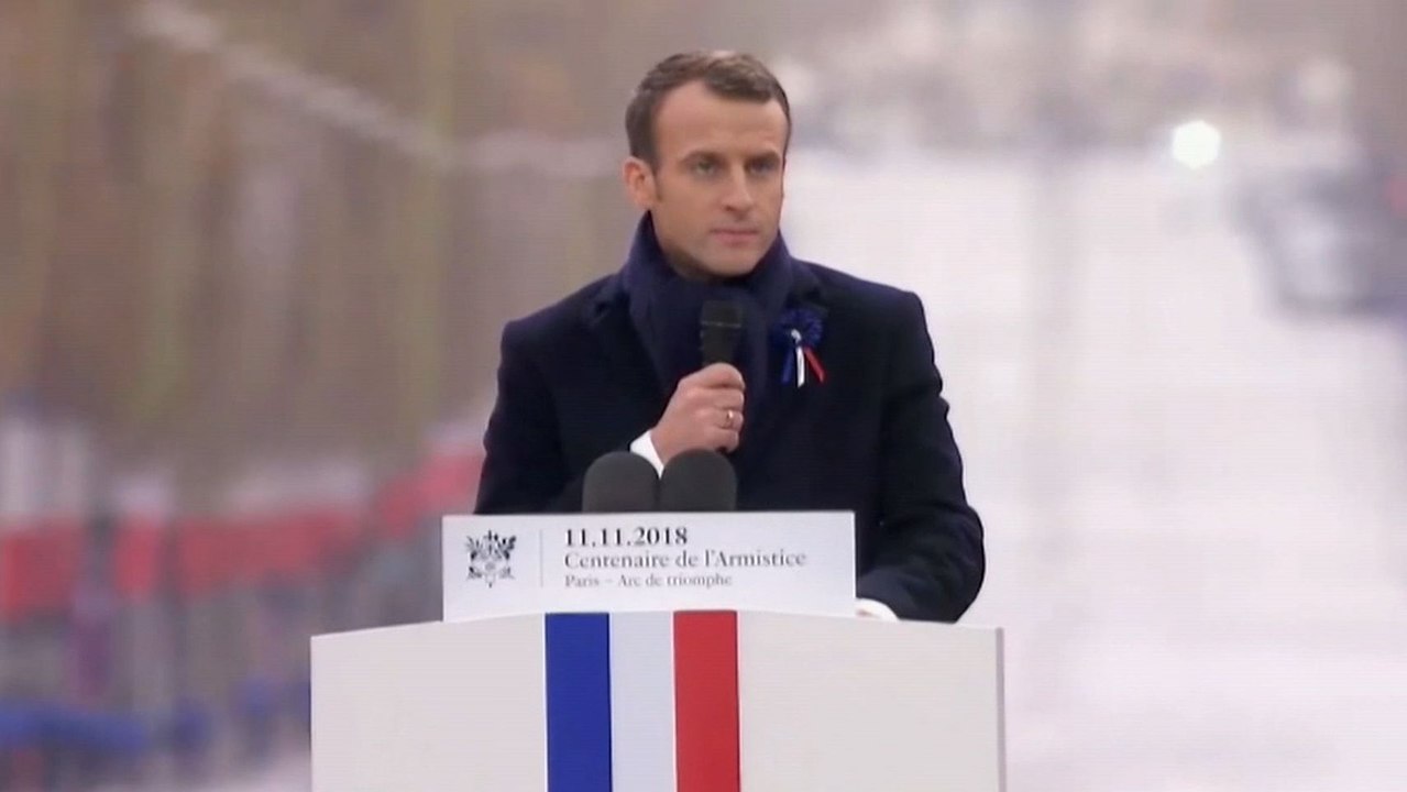 Macron pide unidad en Europa: "El patriotismo es justo lo contrario del nacionalismo"