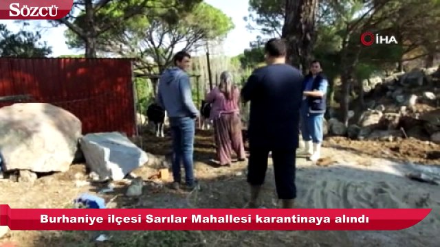 Burhaniye’de kuduz karantinası