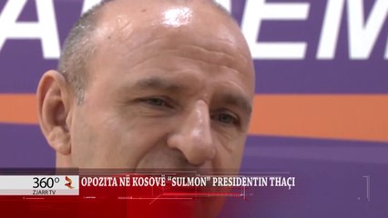 Opozita ne Kosove sulmon presidentin Thaci