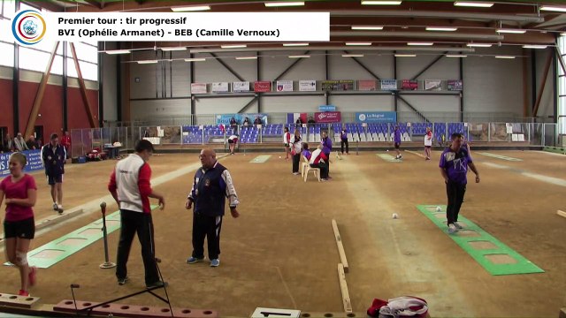 Premier tour, tir progressif, France Club Elite 1 F, J3, Bourg-en-Bresse contre Bièvre Isère, saison 2018/2019