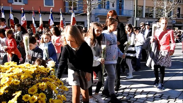 La cérémonie du 11-Novembre à Aix-les-Bains
