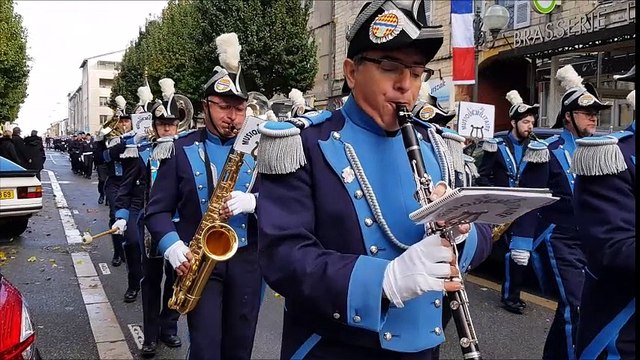 Cérémonie pour le centenaire de l'Armistice du 11 novembre à Villefranche-sur-Saône