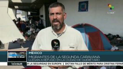 México: 1a. Caravana Migrante ha llegado a Querétaro