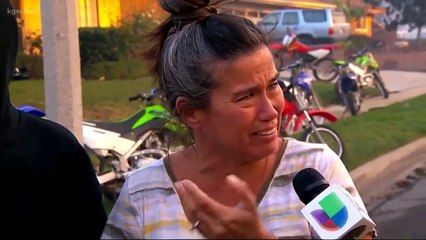 California wildfires burn out of control