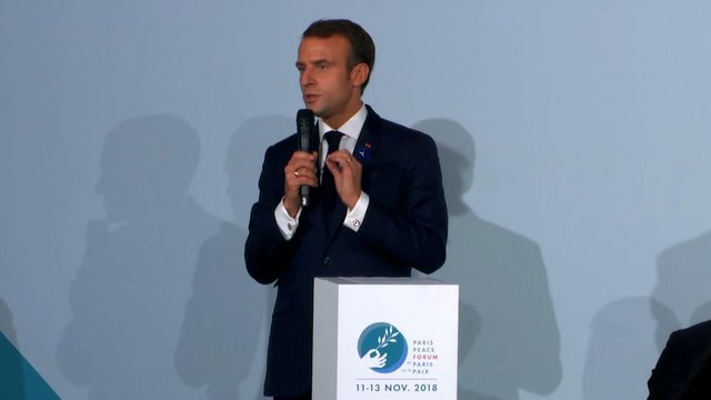 Introduction du Président de la République à la table ronde reporters sans frontière lors du Forum de Paris sur la Paix