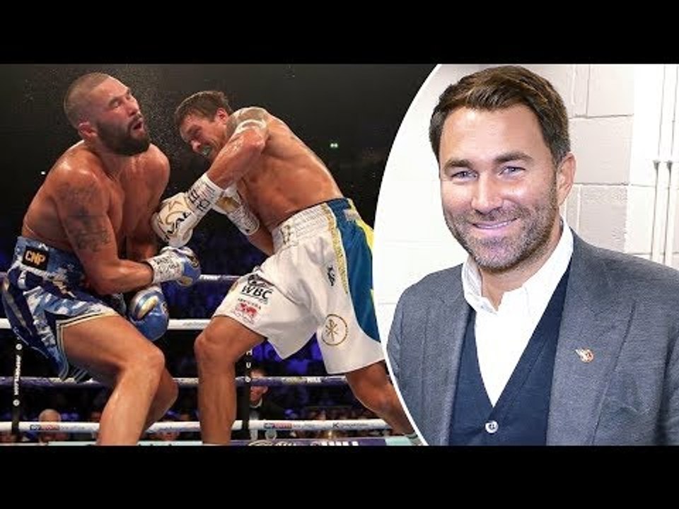 Eddie Hearn REACTION to TONY BELLEW KNOCKOUT LOSS vs. Oleksandr Usyk