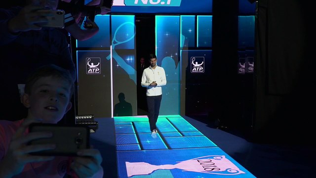 ATP - Nitto ATP Finals 2018 - Novak Djokovic a reçu ce dimanche son trophée de numéro un mondial au Masters à Londres