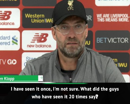 We were lucky - Klopp on disallowed goal