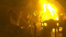 Wildfires ravage homes in California