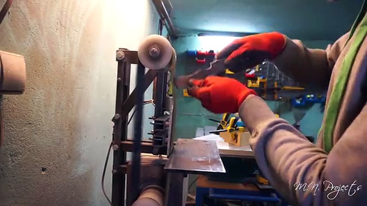 Making a Fat Knife from an Old Car Leaf Spring