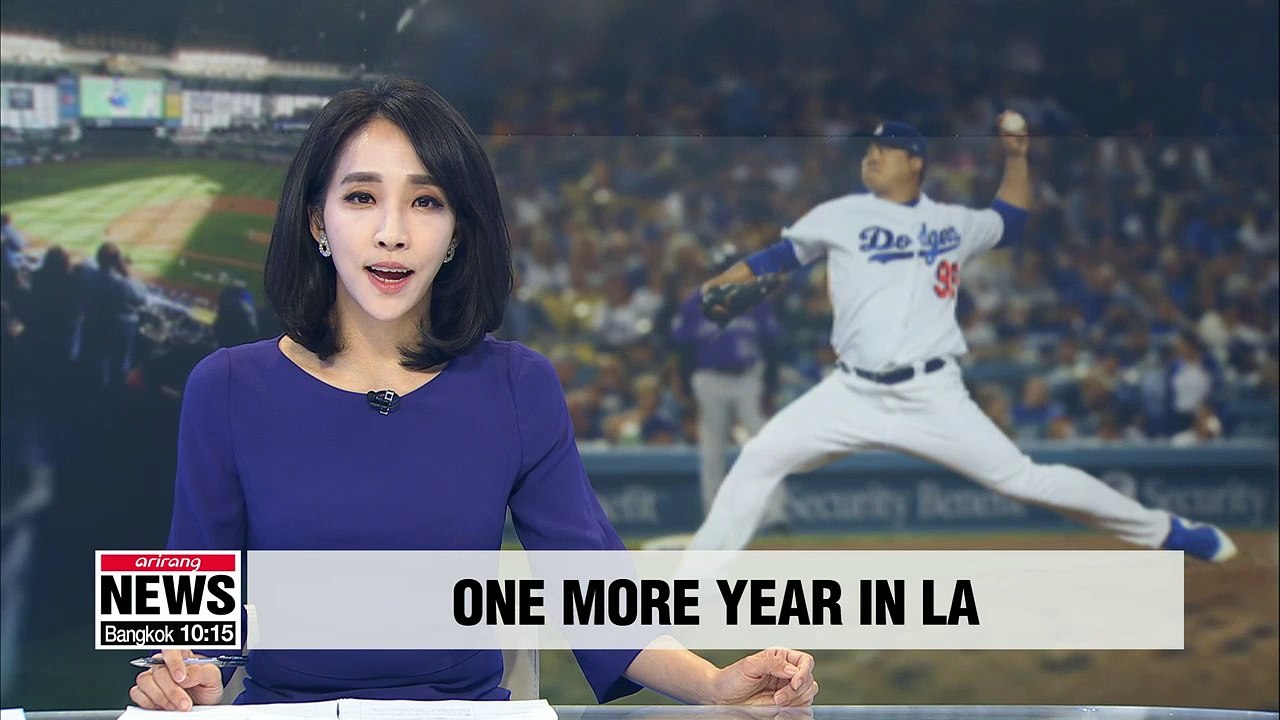 S. Korean pitcher Ryu Hyun-jin accepts Dodgers’ qualifying offer: Source