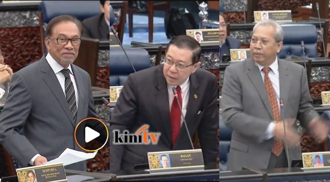 Guan Eng mencelah ketika Anwar berucap, pembangkang 'panas'