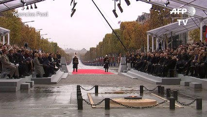 Líderes celebram em Paris os 100 anos do Armistício