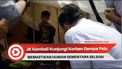 下载视频: Jusuf Kalla Kembali Kunjungi Korban Gempa Palu