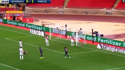 Edinson Cavani 2nd Goal - AS Monaco vs Paris Saint Germain 0-2 11/11/2018  (Full Replay)