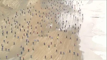 Пляжные мотогонки Red Bull Knock Out