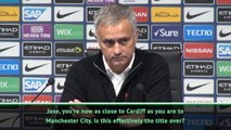 'I don't think we'll get relegated' - Mourinho
