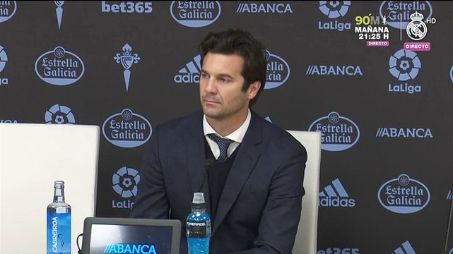 Solari: Bale tenía el tobillo muy muy hinchado al descanso y a pesar de todo ha seguido jugando