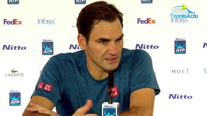 ATP - Nitto ATP Finals 2018 - Roger Federer : "Voilà, c'était de l'indoor, avec peu d'occasions et je ne les ai pas prises"