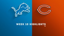 Lions vs. Bears highlights | Week 10