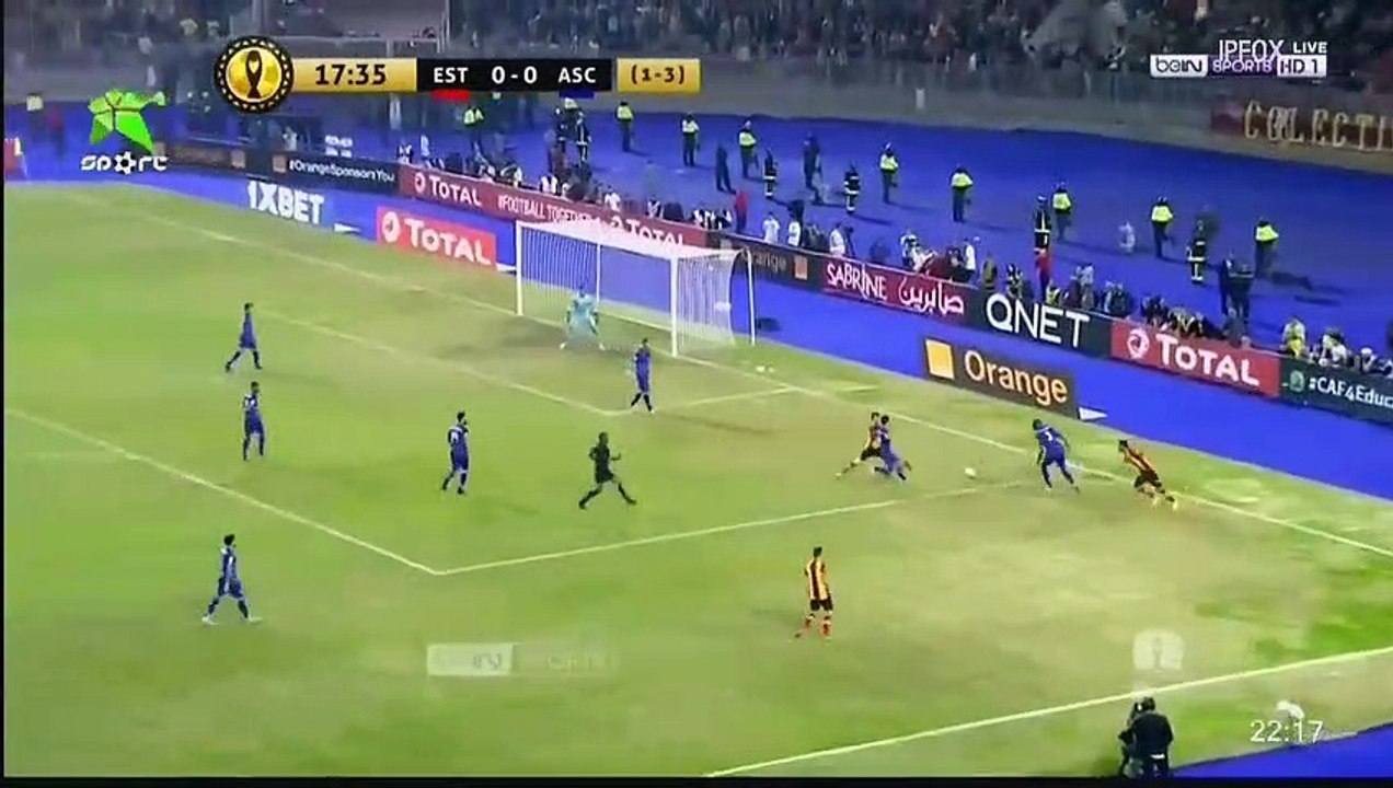 الشوط الاول مباراة الترجي الرياضي و الاهلي المص...