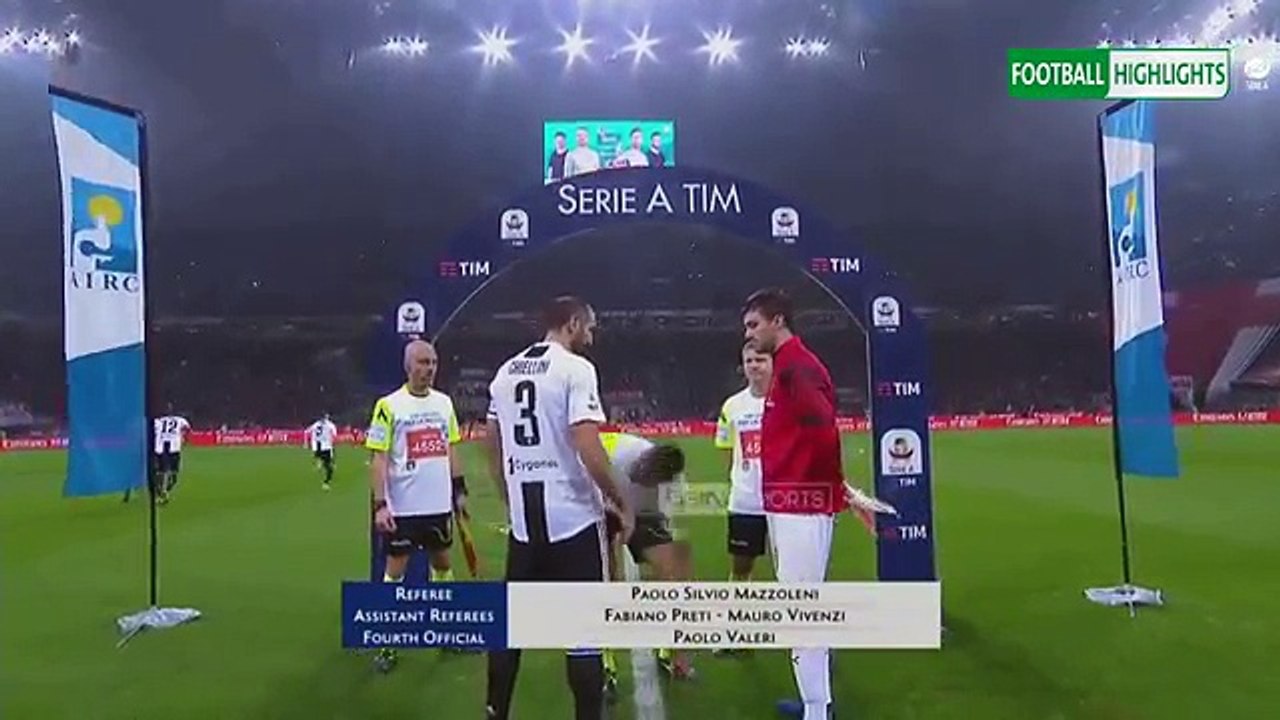 ملخص مباراة يوفنتوس وميلان 2-0